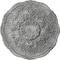 Ekena Millwork Cornelia Ceiling Medallion (Fits Canopies up to 4"), 22 1/2"OD x 1 1/2"P, Ultra Pure White Crackle CM22CNUWC - alternate 1